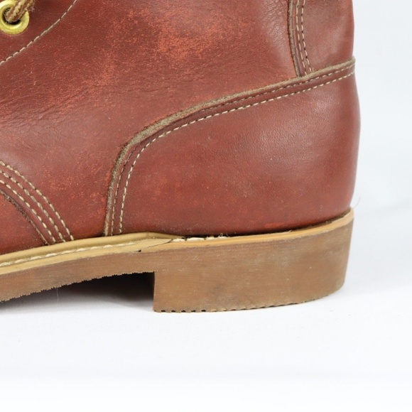 Vintage New Carolina Steel Toe Logger Boots 8.5 E main image 8